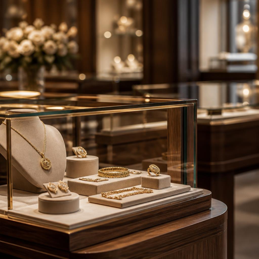 Julien's Jewelry display interior